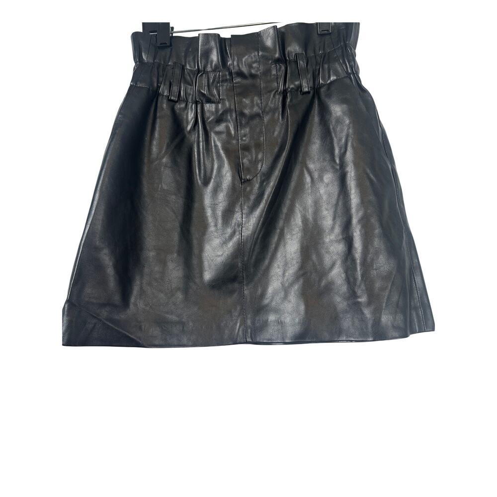 BlankNYC Vegan Leather Paperbag Mini Skirt - Size XS